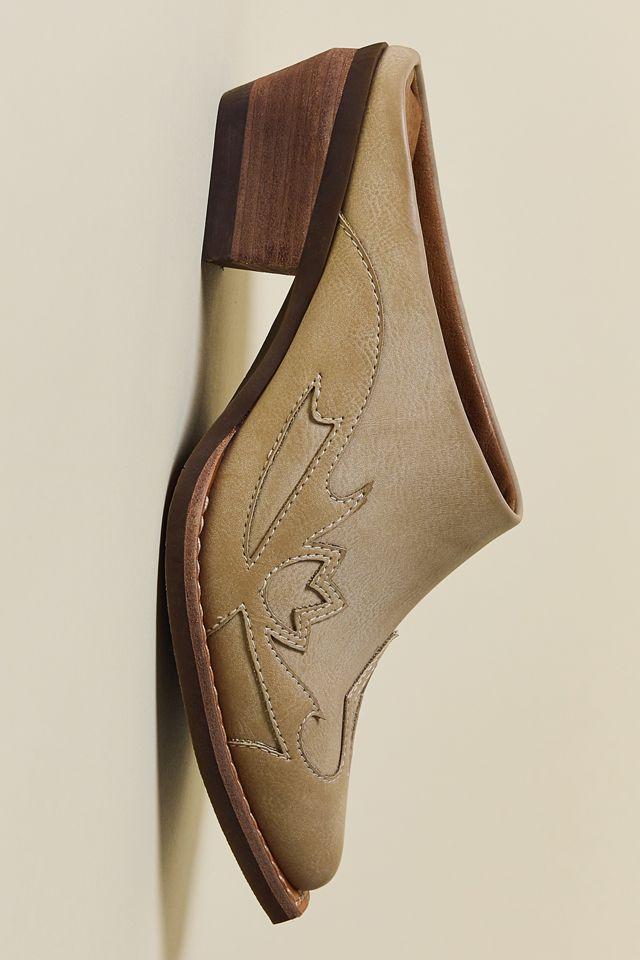 Frye & Co Irlene Western Mules by FRYE