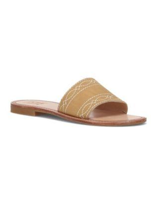 Women's Ava Woodstock Slip -On Flat Sandals by FRYE