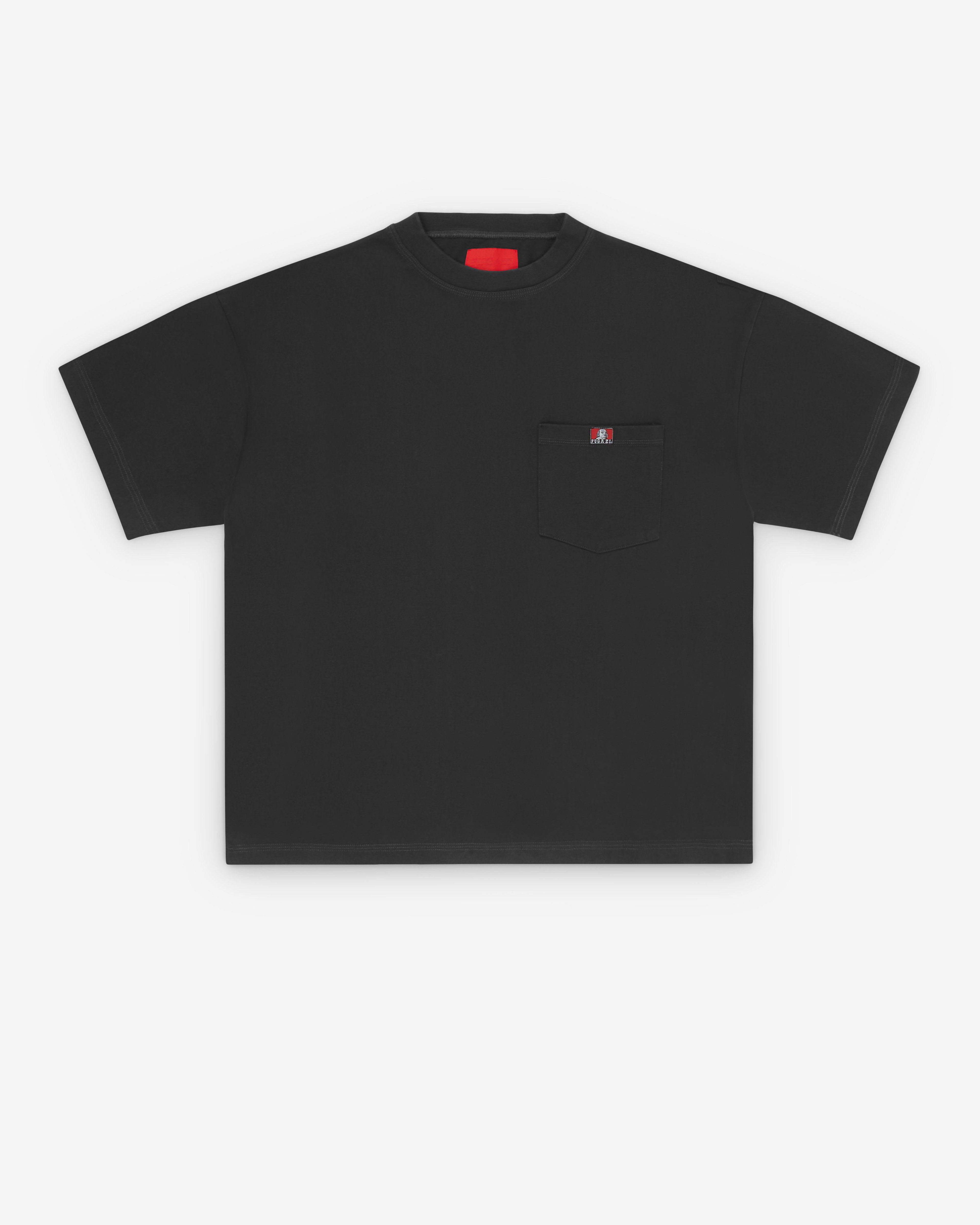 Fugazi - Men's Ben Pocket T-Shirt - (Washed Black) by FUGAZI