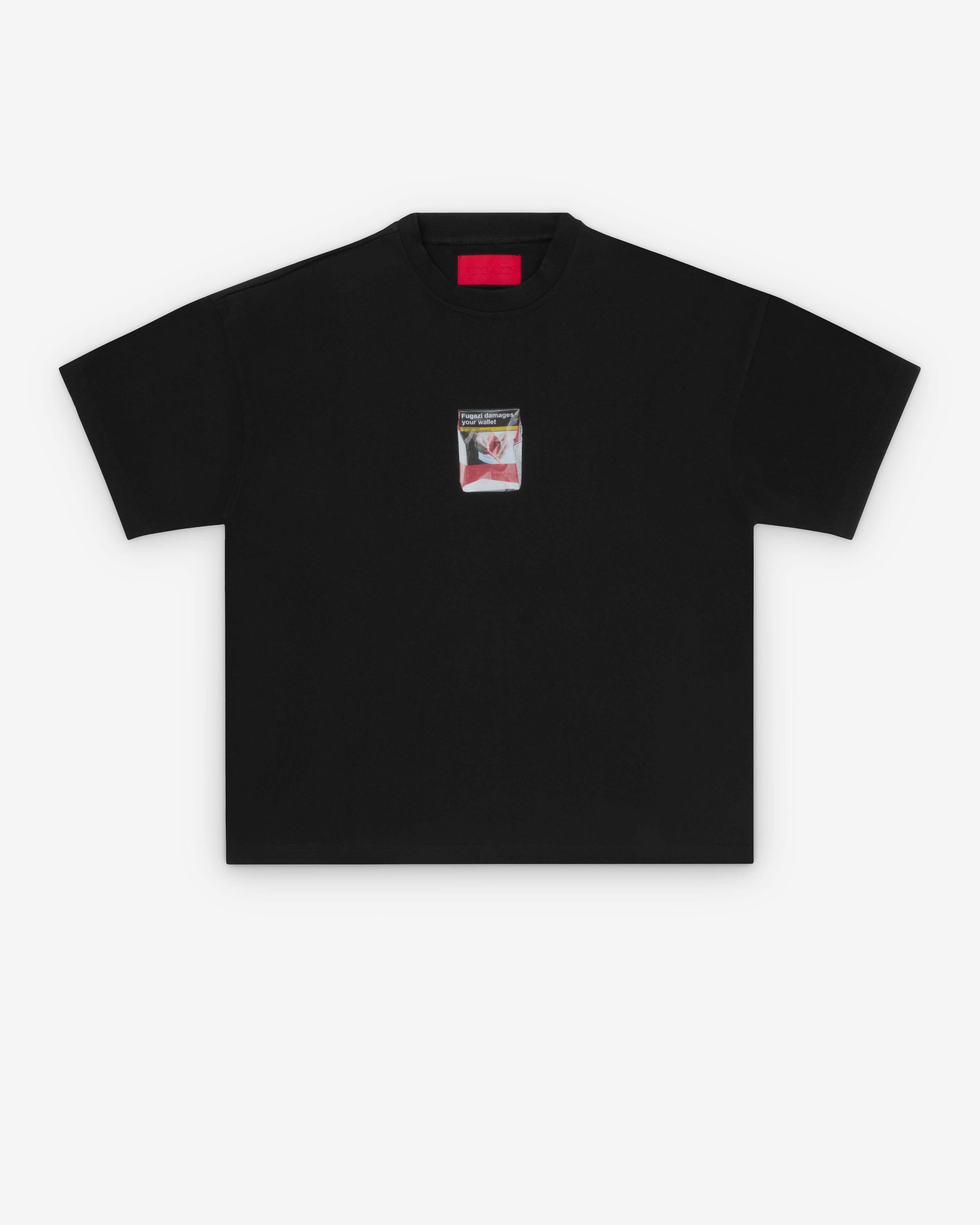 Fugazi - Men's Cig Box Tee - (Black) by FUGAZI