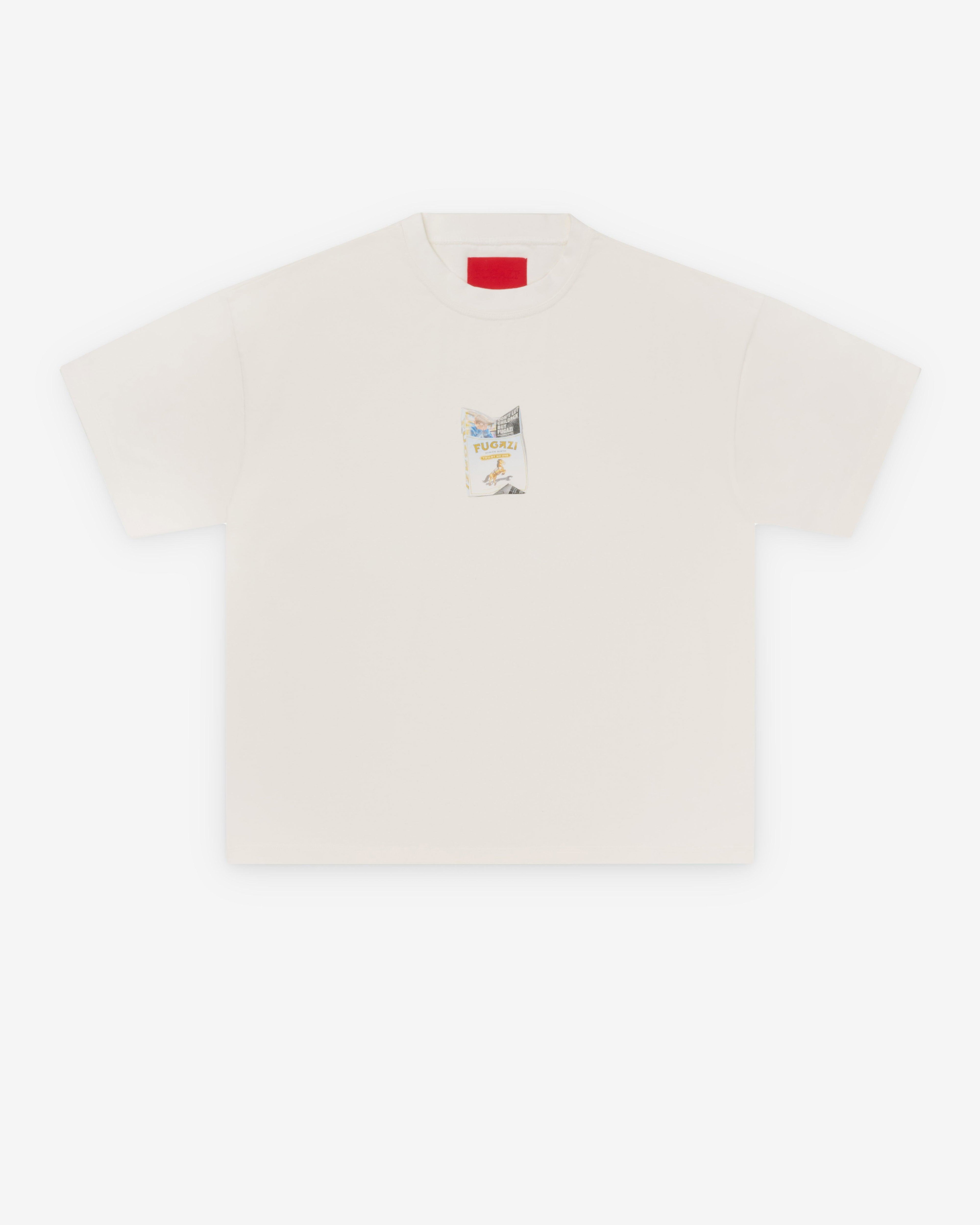 Fugazi - Men's Cig Box Tee - (White) by FUGAZI