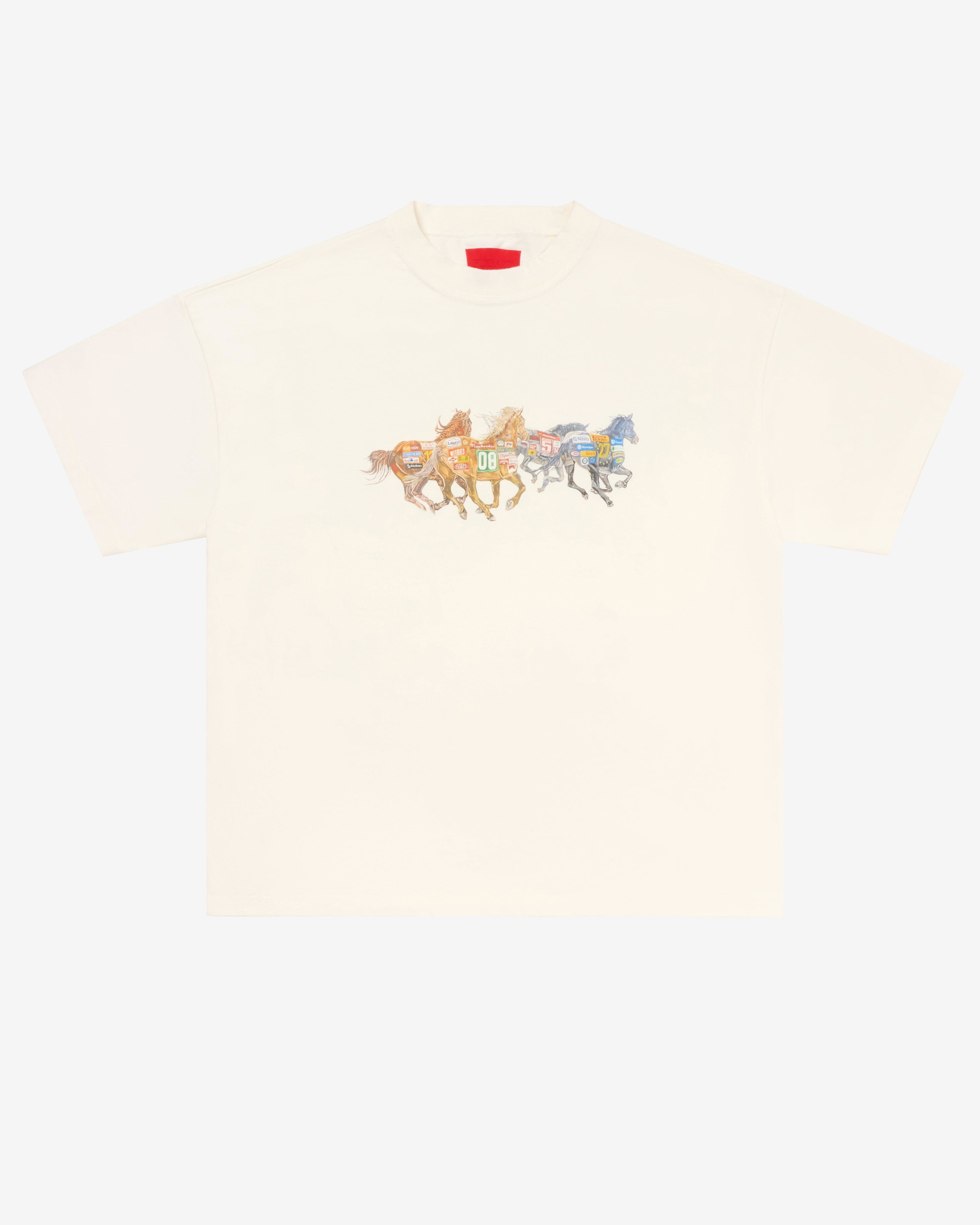 Fugazi - Men's Horsepower Tee - (White) by FUGAZI