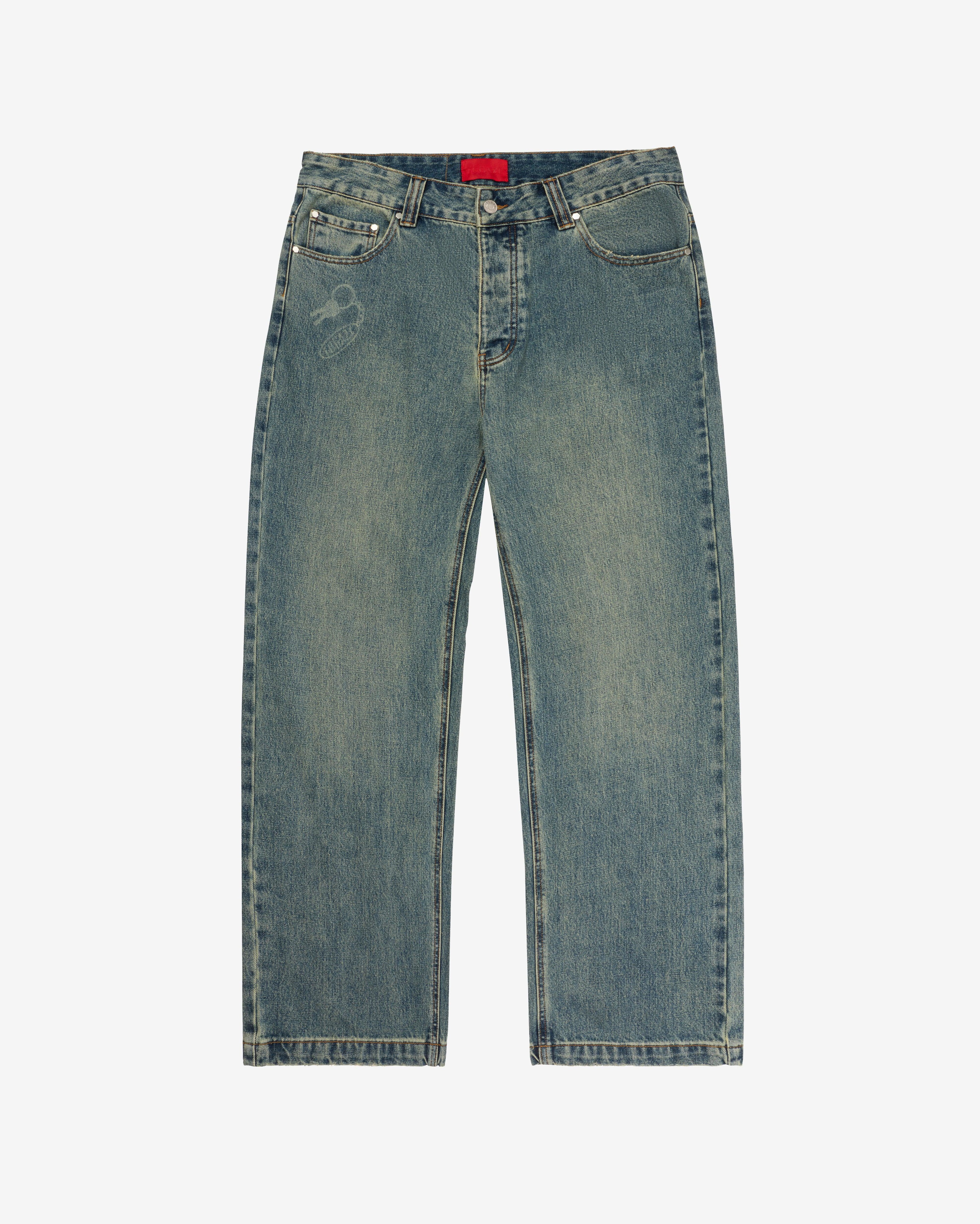 Fugazi - Men's Novelty Jeans - (Mud Wash) by FUGAZI
