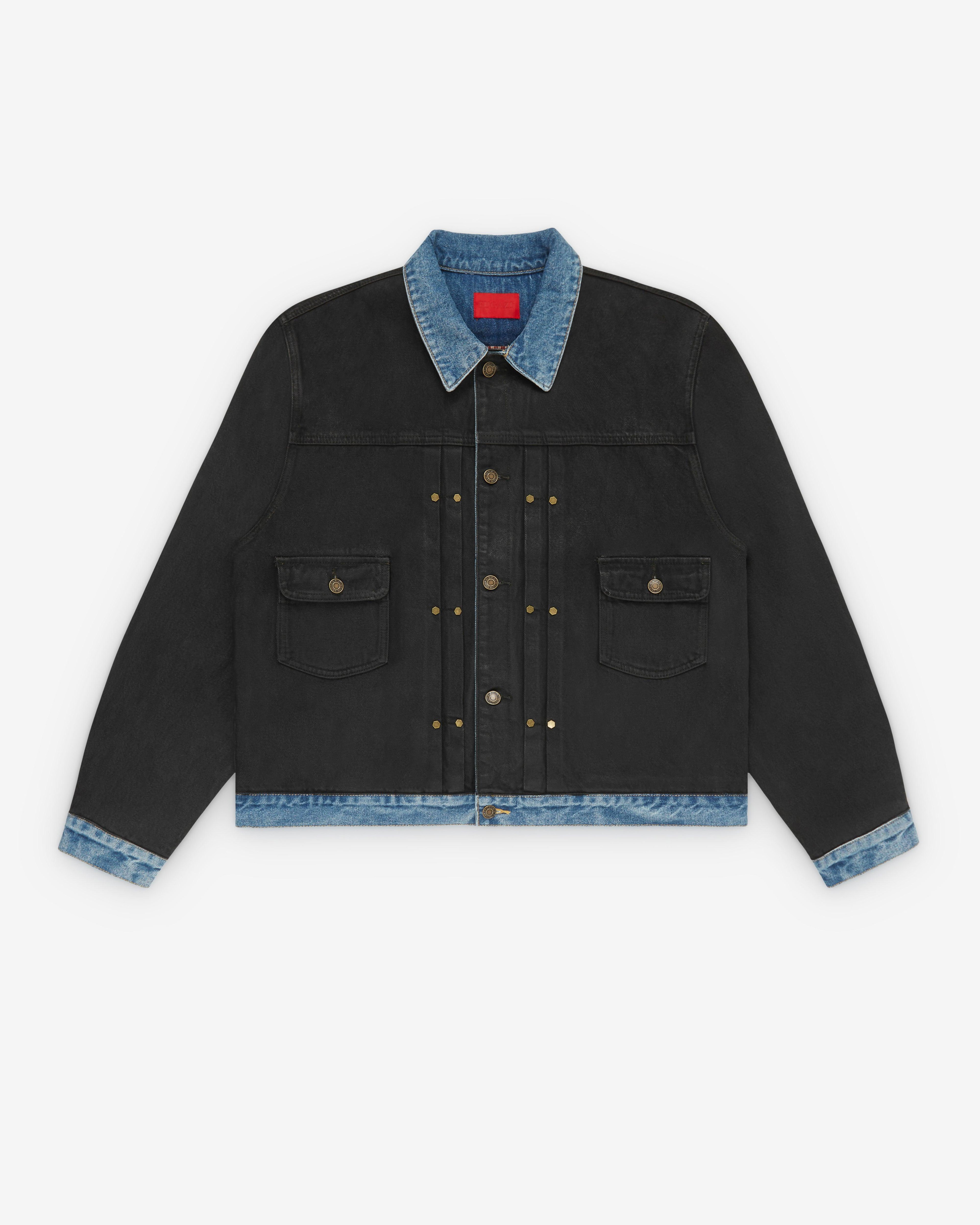 Fugazi - Men's Soot Denim Jacket - (Black) by FUGAZI