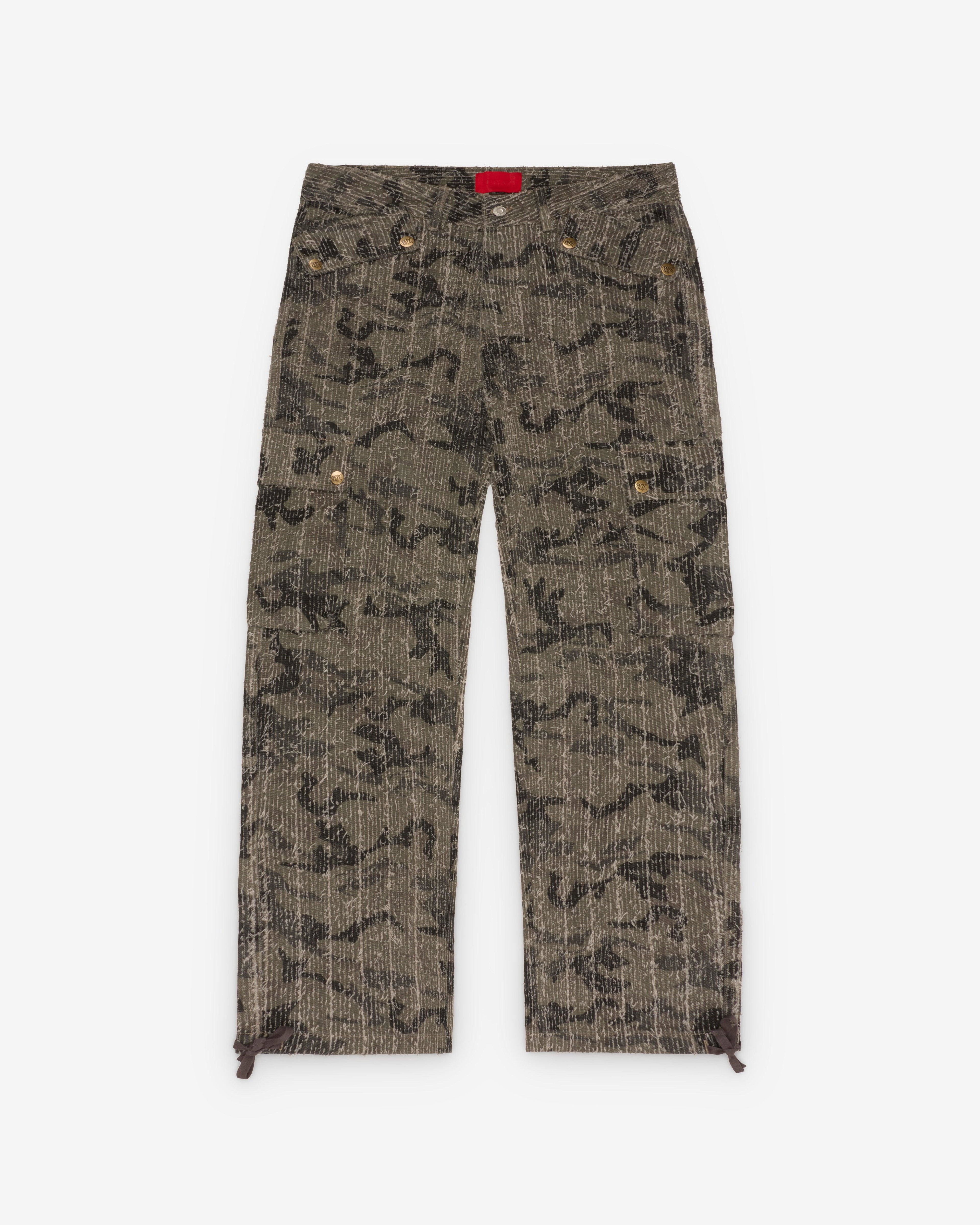 Fugazi - Men's Textured Cargo Pant - (Camo) by FUGAZI