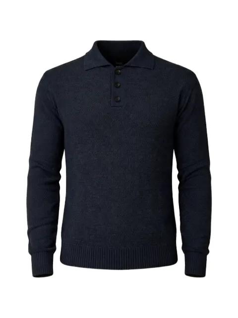 button collar knitwear by FUMAGALLI