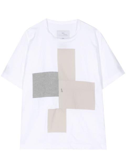 front-pocket cotton t-shirt by FUMITO GANRYU