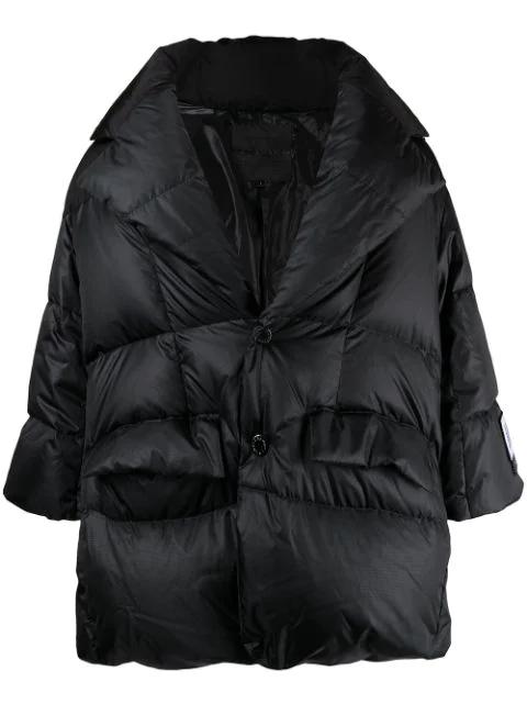 oversized quilted jacket by FUMITO GANRYU