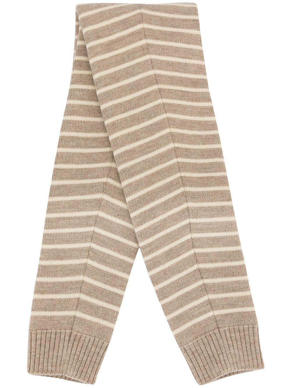 striped tube scarf by FUMITO GANRYU