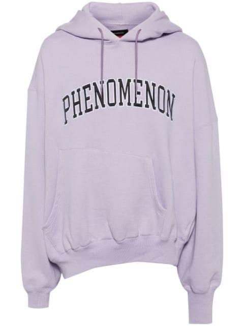 x Phenomenon asymmetric cotton hoodie by FUMITO GANRYU
