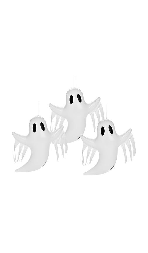FUNBOY Hanging Ghosts 3 Pack in White by FUNBOY