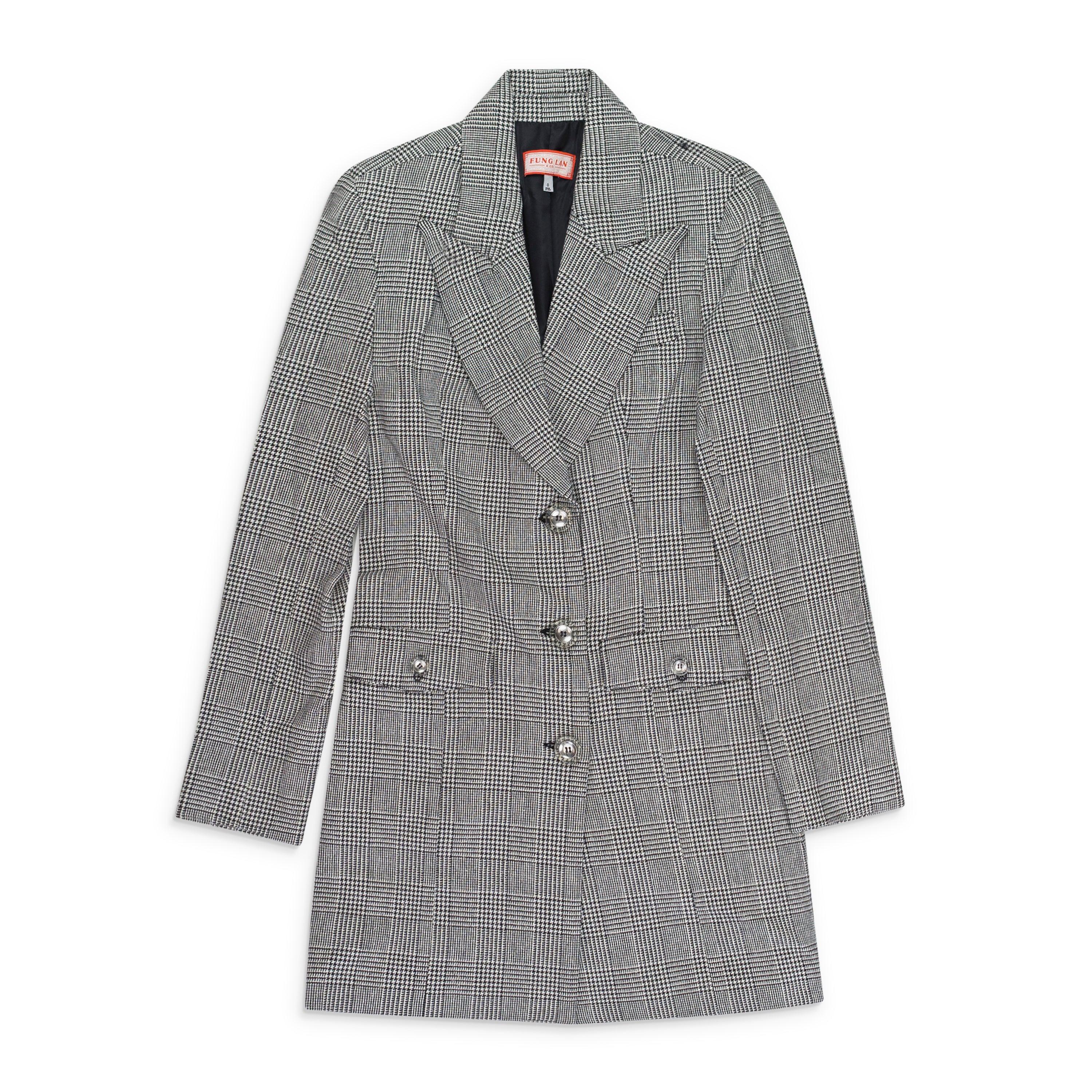 Fung Lan And Co. Houndstooth Belted Trouser - Black/White by FUNG LAN&CO. Fung Lan And Co. Houndstooth Belted Trouser - Black/White by FUNG LAN&CO.