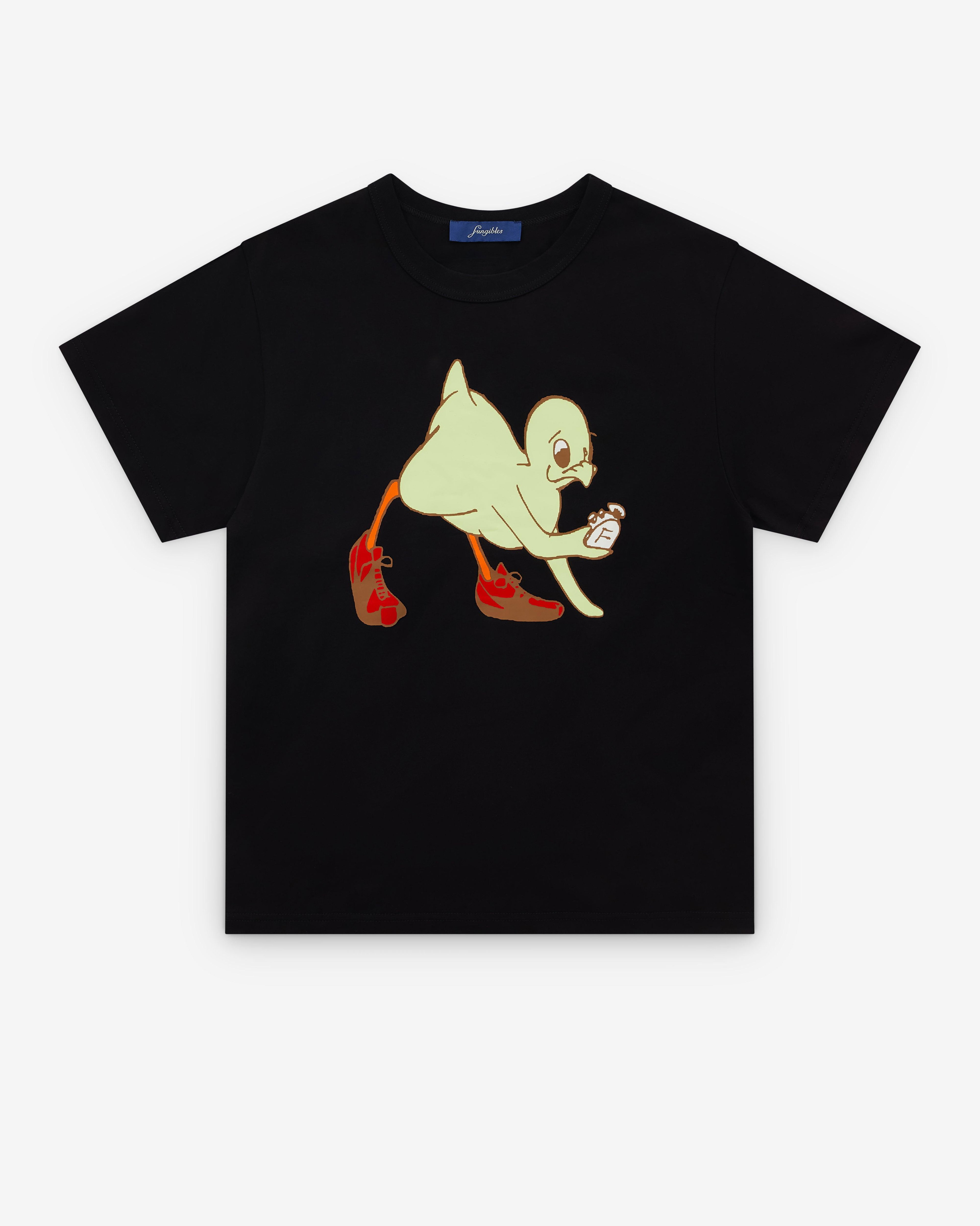 Fungibles - Men's Bird T-Shirt - (Black) by FUNGIBLES