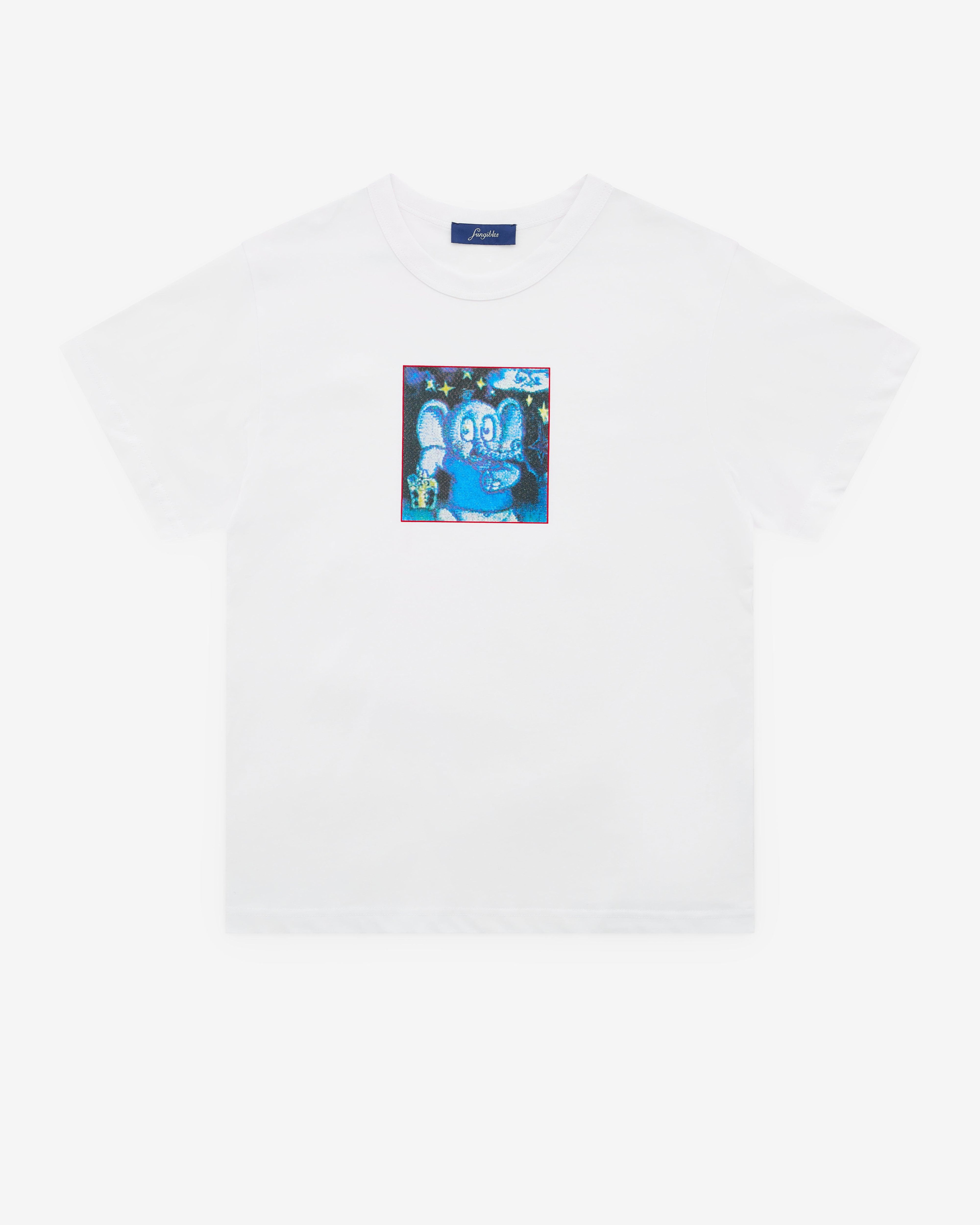 Fungibles - Men's Elephant T-Shirt - (White) by FUNGIBLES