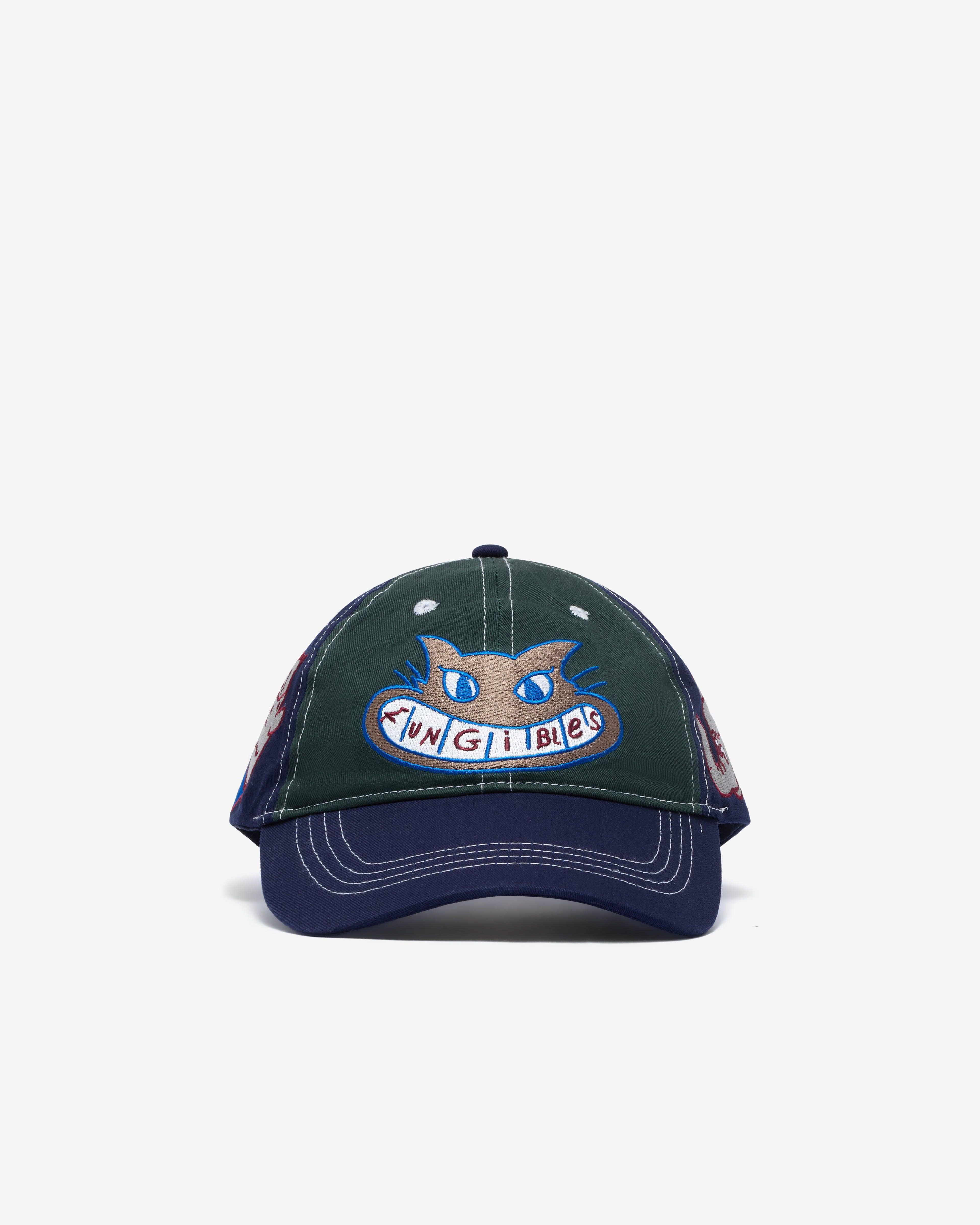 Fungibles - Men's Personality Cap - (Navy/Green) by FUNGIBLES
