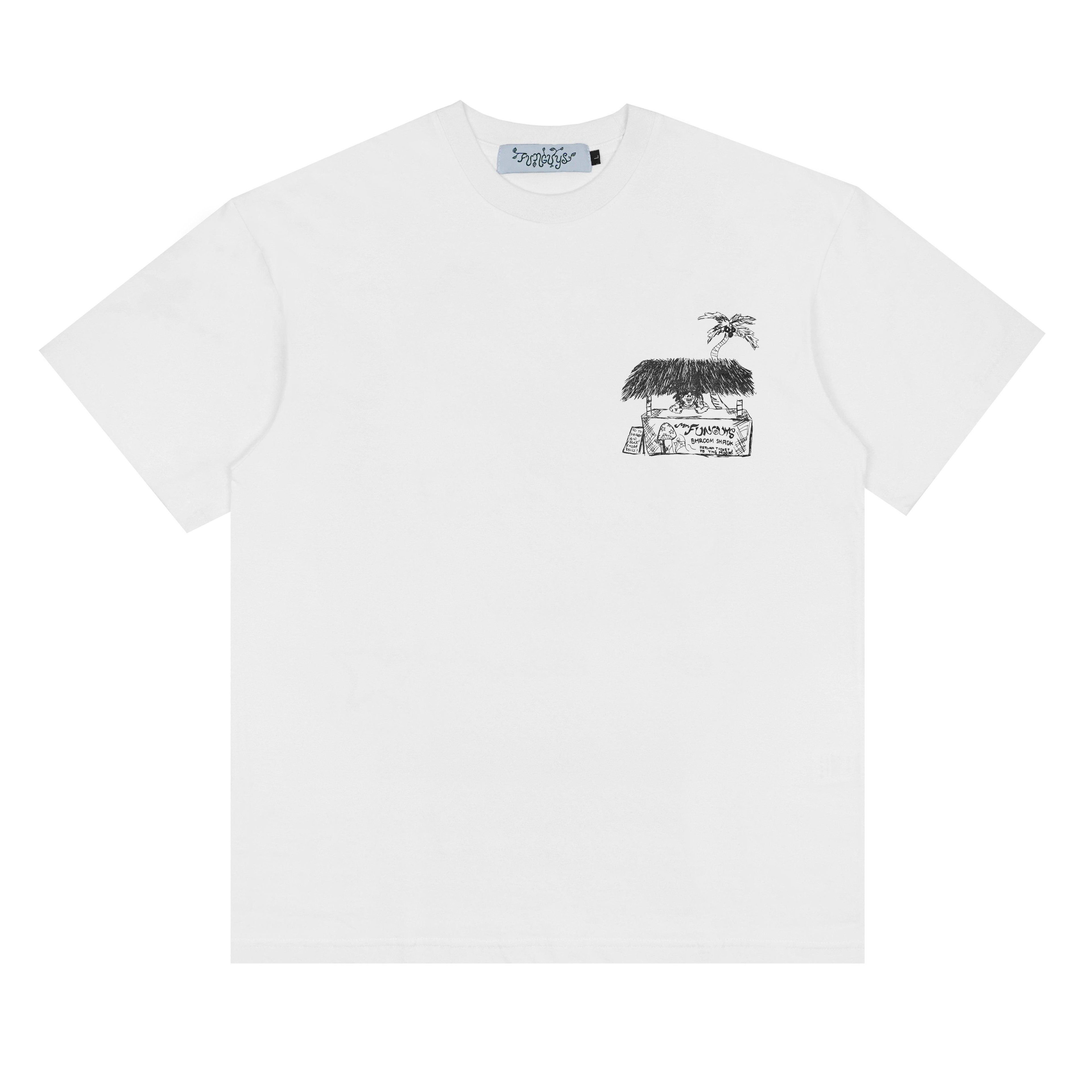Funguys - Men's Tourist Tee - (White) by FUNGUY