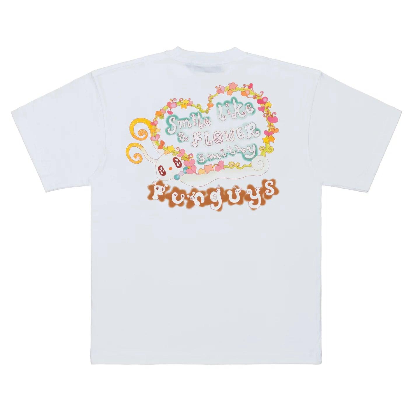 FUNGUYS - Smile Like A Flower - White by FUNGUYS