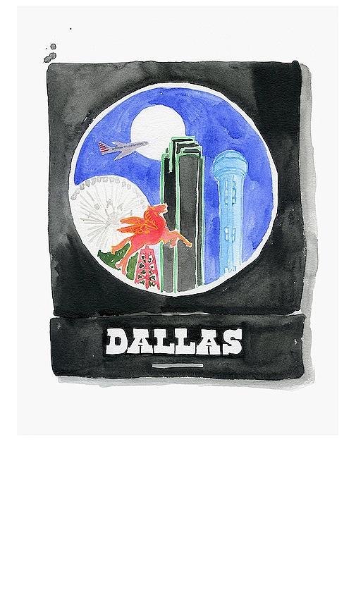 Furbish Studio 5x7 Dallas Print in Black by FURBISH STUDIO