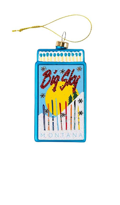 Furbish Studio Big Sky Matchbook Ornament in Blue by FURBISH STUDIO