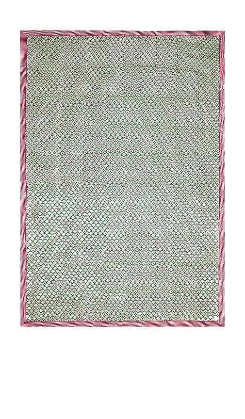 Furbish Studio Frostine Tablecloth in Green by FURBISH STUDIO Furbish Studio Frostine Tablecloth in Green by FURBISH STUDIO