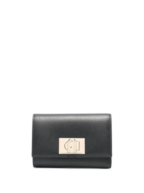 1927 grained-effect wallet by FURLA