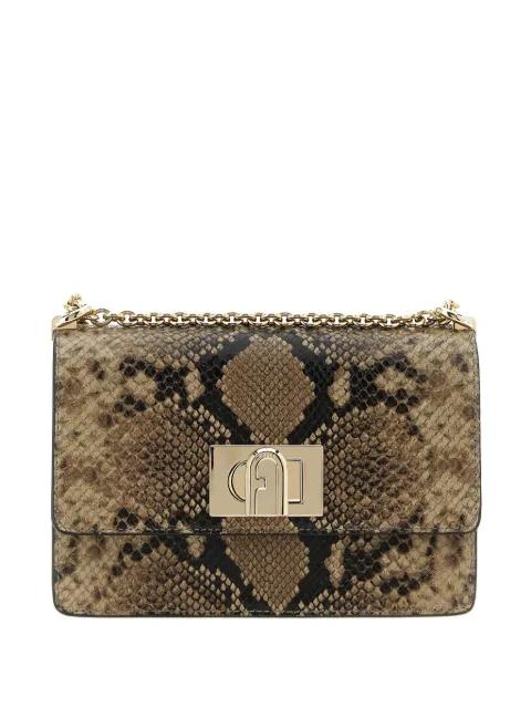 1927 python-print mini bag by FURLA