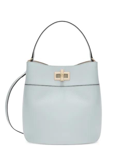 Amelia lock leather bucket bag by FURLA