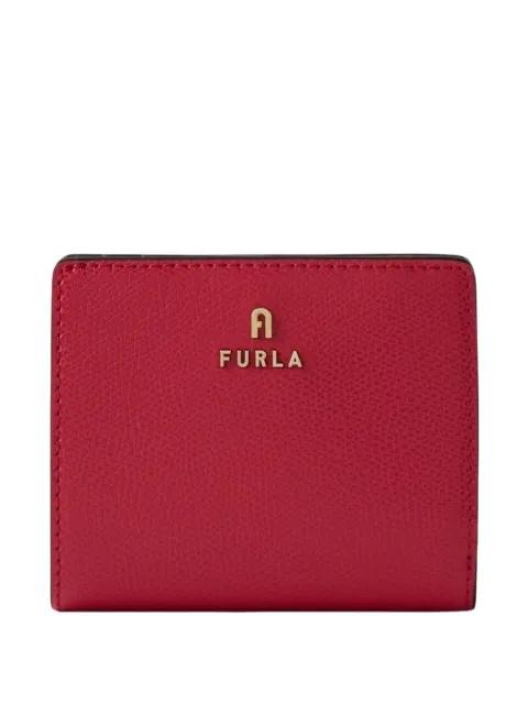 Camelia grained-leather wallet by FURLA