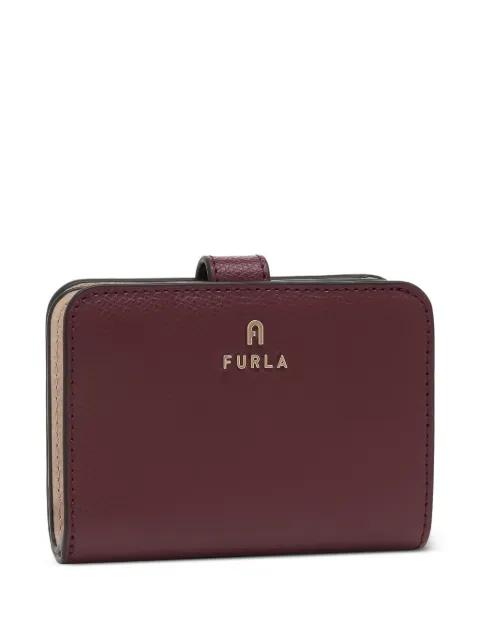 Camelia grained-leather wallet by FURLA