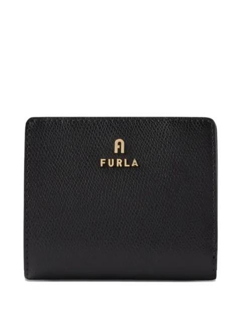 Camelia grained-leather wallet by FURLA