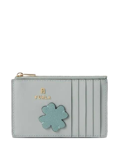 Camelia medium flower-patch card case by FURLA