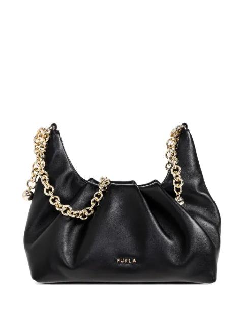 Delia chain lambskin shoulder bag by FURLA