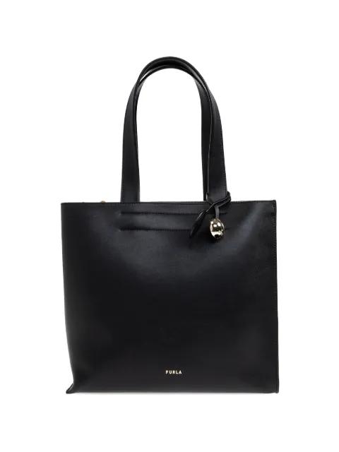 Divide top handle leather medium tote bag by FURLA