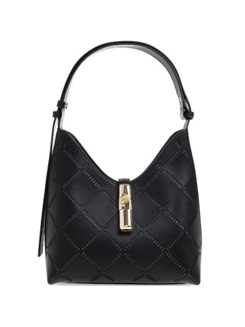 Goccia gold-tone padlock tote bag by FURLA