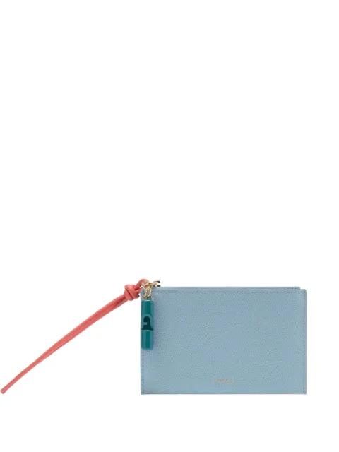 Iride envelope zip leather clutch bag by FURLA