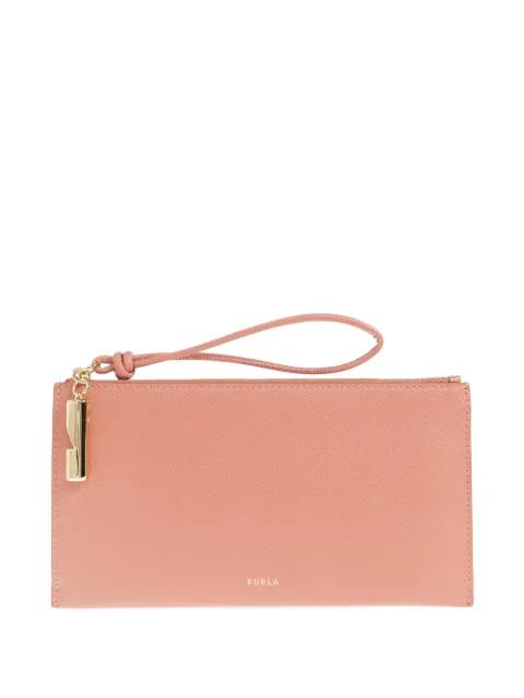 Iride leather clutch bag by FURLA