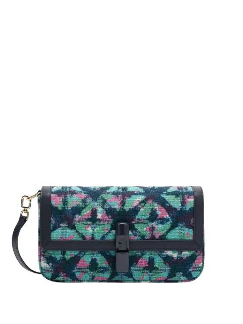 Iride small floral-jacquard crossbody bag by FURLA