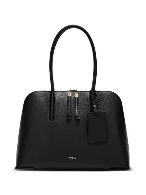 L Atmosfera Dome leather shoulder bag by FURLA