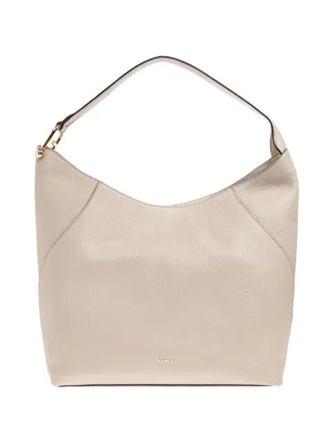 Lara grained-leather shoulder bag by FURLA