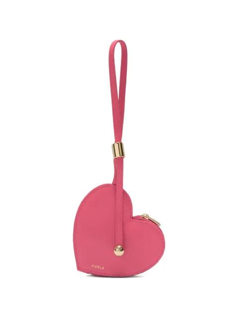 Laura heart leather coin case by FURLA