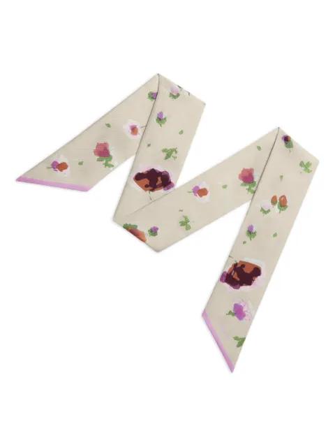 Metropolis floral-print bandeau scarf by FURLA