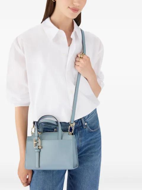 Nuvola S leather tote bag by FURLA