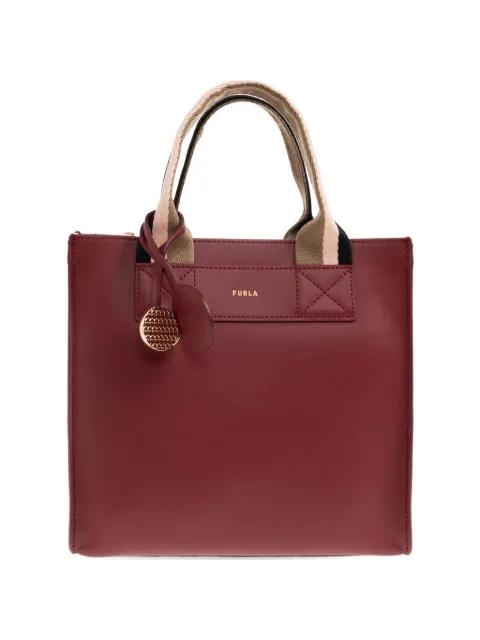 S Divide leather tote bag by FURLA
