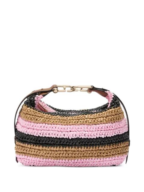 Tonie striped shoulder bag by FURLA