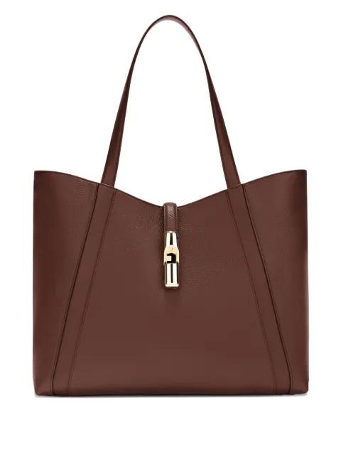 curved-panel clasp tote bag by FURLA