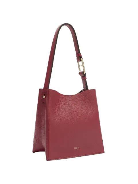 grained handle tote bag by FURLA