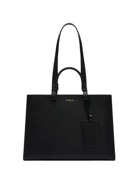 large Deva logo-lettering tote bag by FURLA