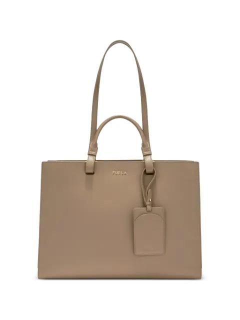 large Deva logo-plaque tote bag by FURLA