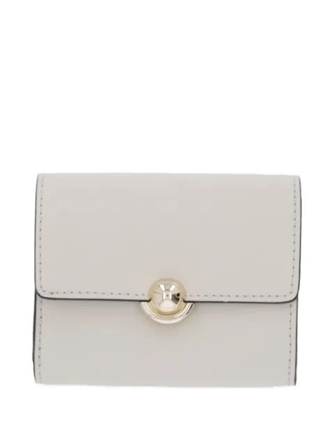 logo-engraved foldover wallet by FURLA