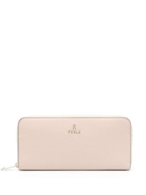 logo-lettering leather wallet by FURLA
